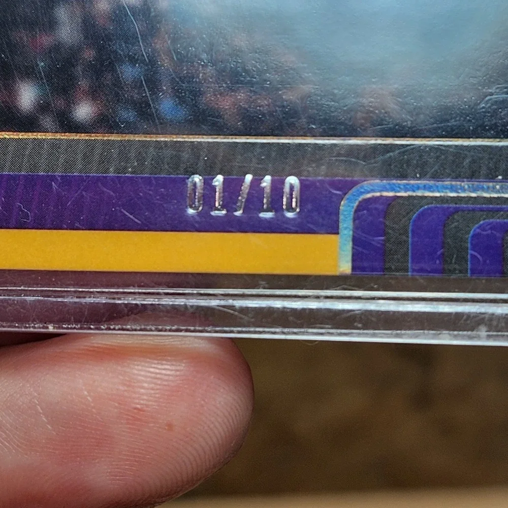2025-26 Panini Donruss Walter Clayton Jr. Threads RC Patch Gold 1/10